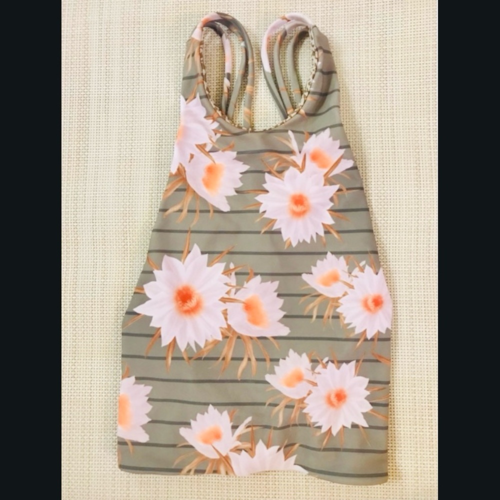 Acacia Swimwear Genoa bikini top in Dragon Stripe super rare hard to find size M